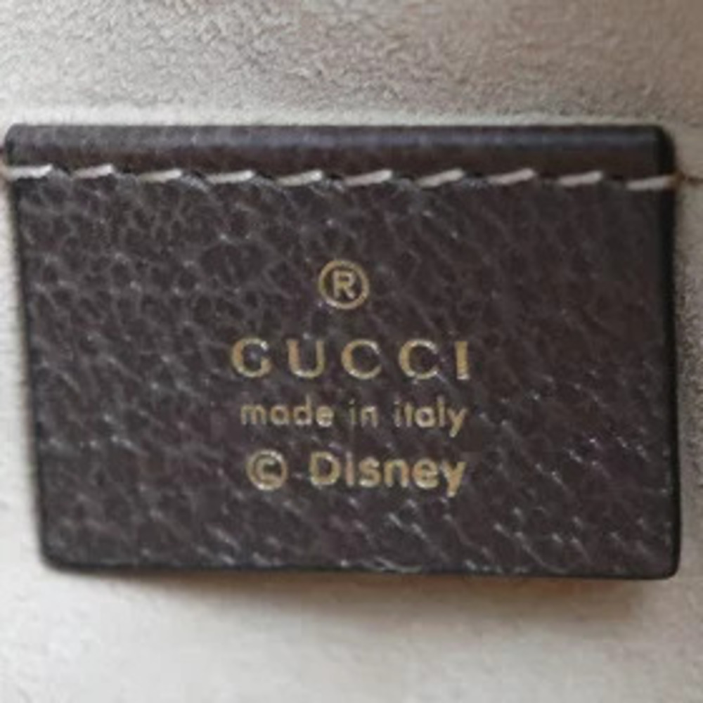 Gucci Disney Donald Duck Bag GG Supreme Beige Ebony Crossbody - Picture 13 of 13